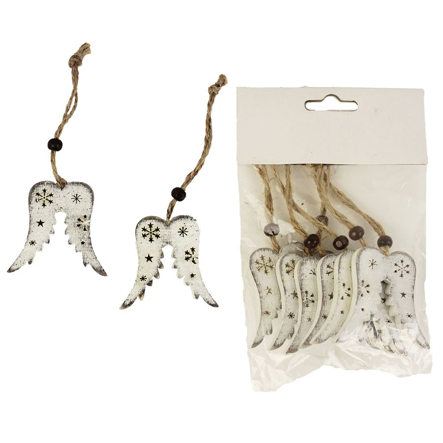 Křídla bílá, 6 ks D1221/B