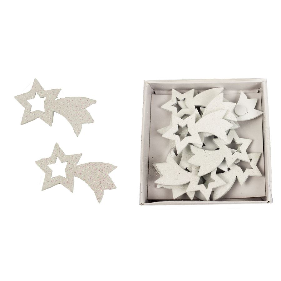 Dřevěné hvězdy, 12ks D1313