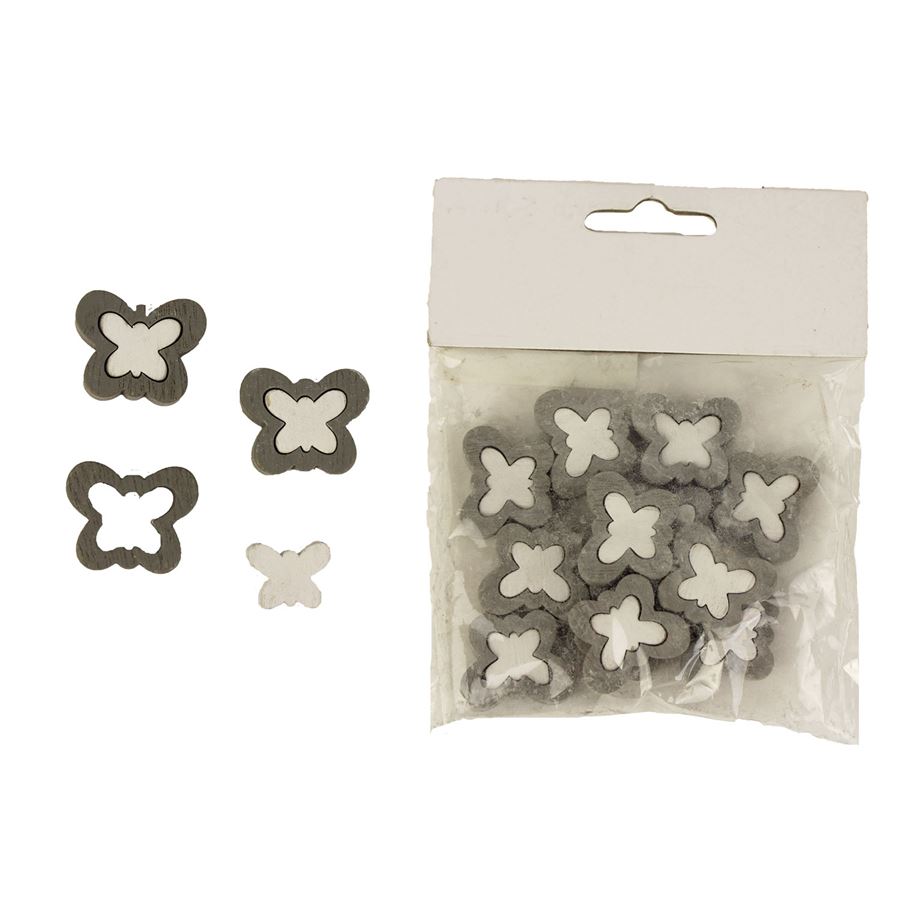 Dekorace motýl, 2x12ks D1369