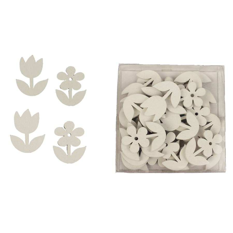 Kytky dekorační 24 ks D1950