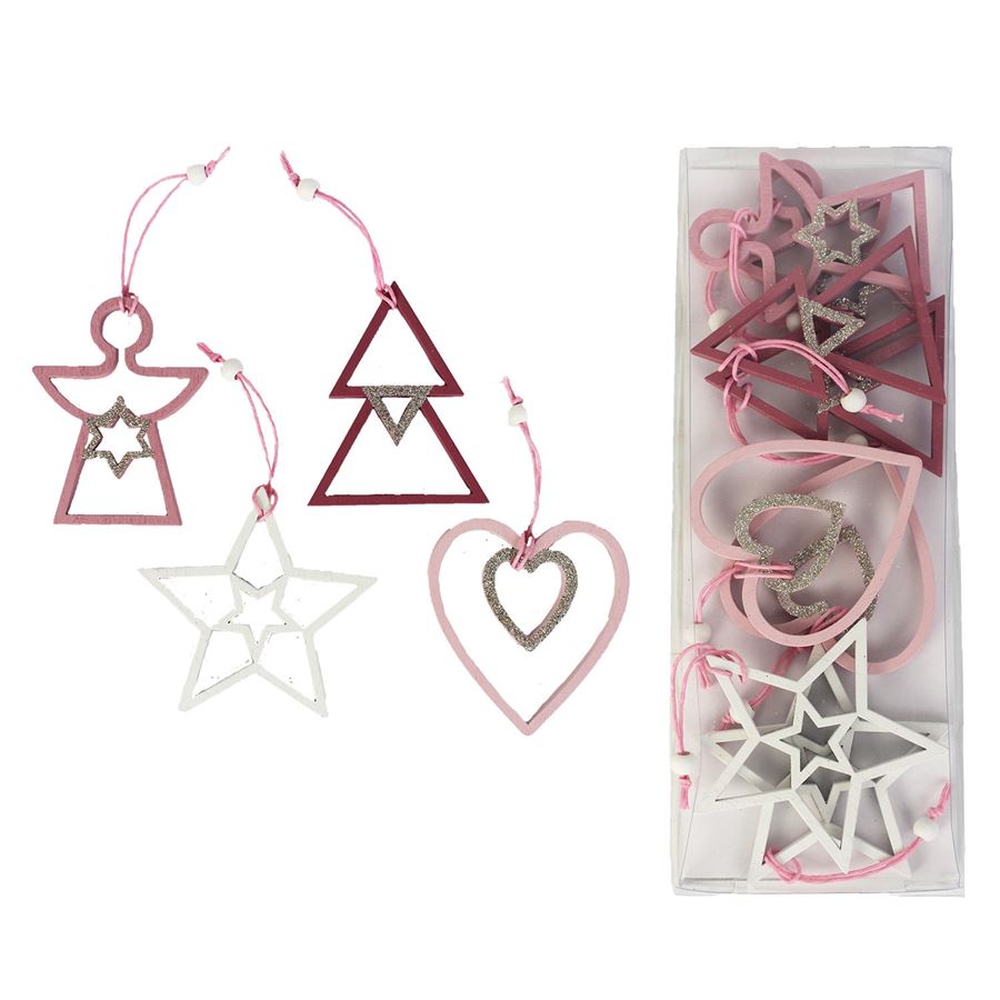 Vánoční dekorace, 8ks D2324