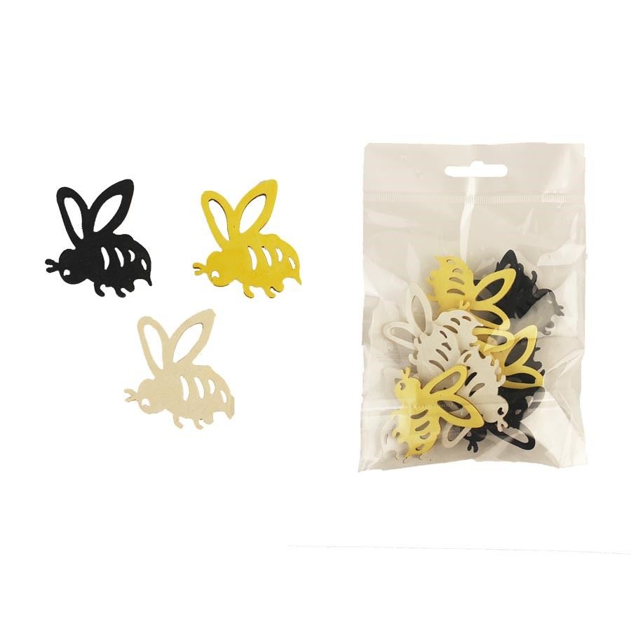 Dekorační včely 12ks D2995