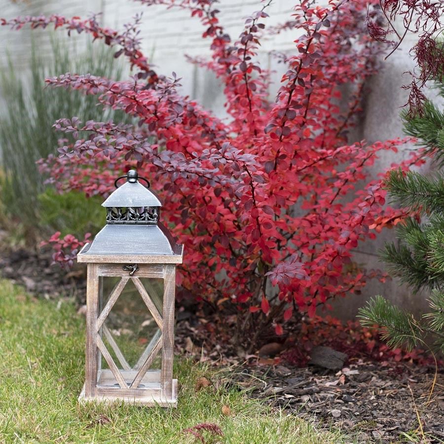 Dřevěná lucerna D3138/ Malá