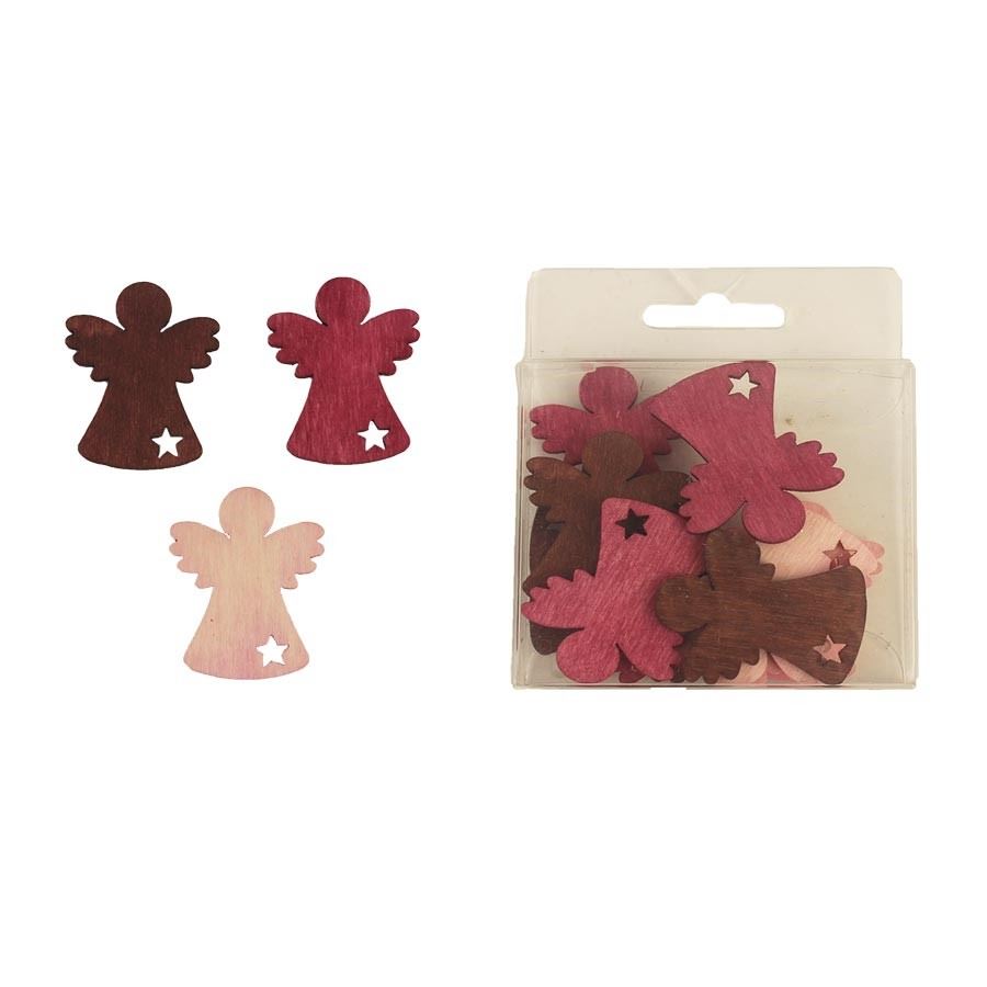 Anděl dekorační, 12ks D3221