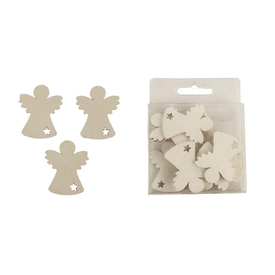 Dekorační andělé, 12ks D3223