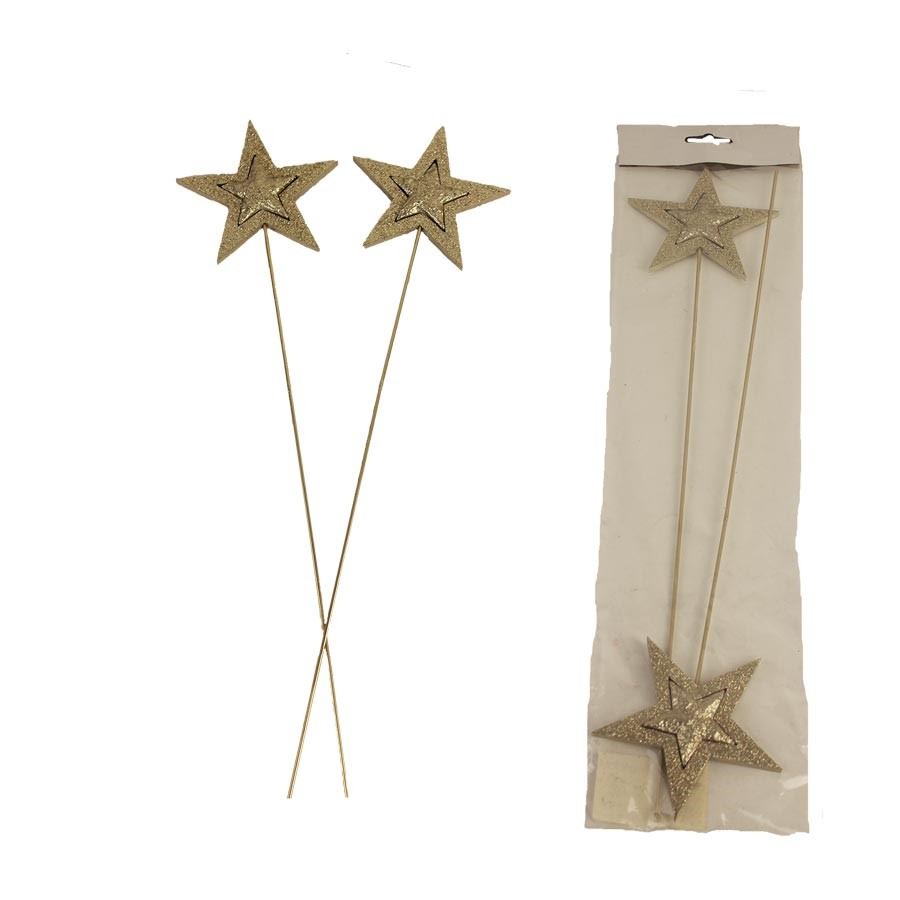 Hvězda zápich, 2ks D3348-29