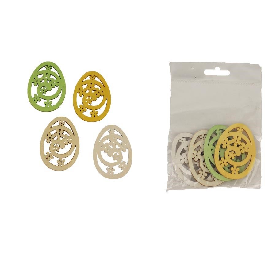 Velikonoční vajíčka, 4 ks D3715