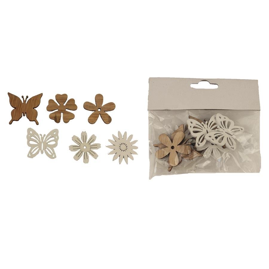 Dekorace mix, 12 ks D3996