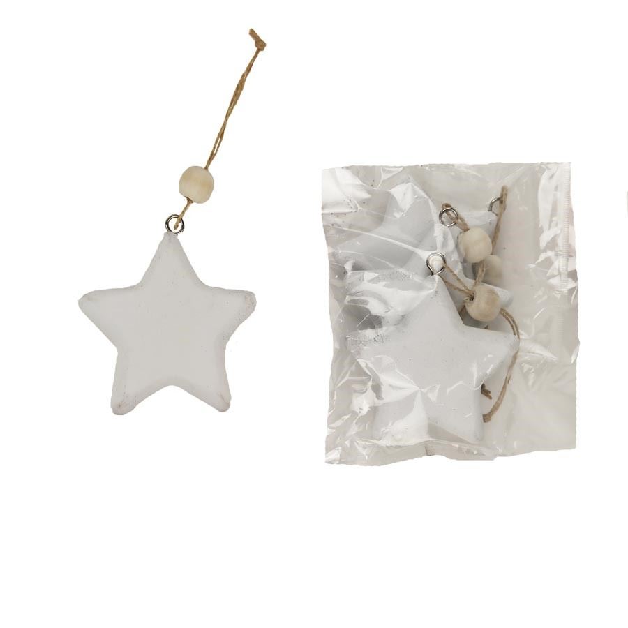 Dekorace hvězda, 3 ks D4088-01
