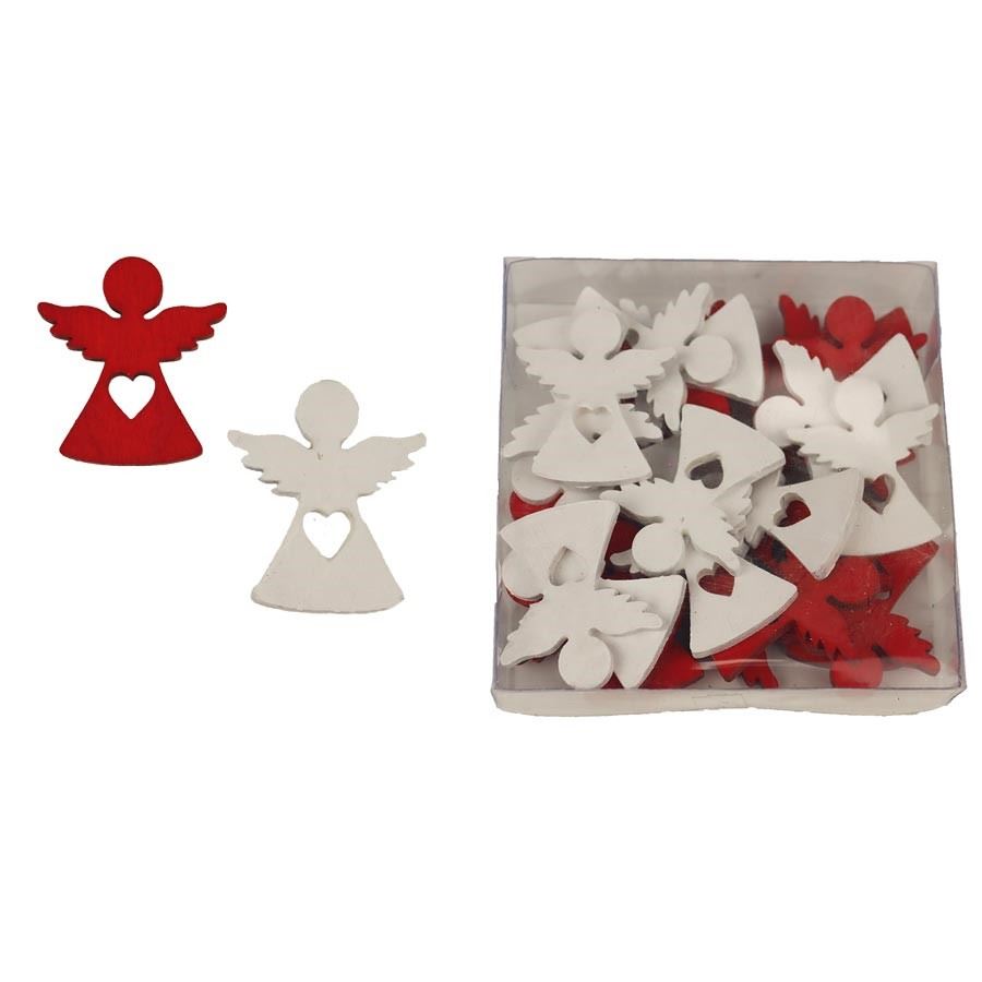 Dekorační anděl, 24 ks D4564