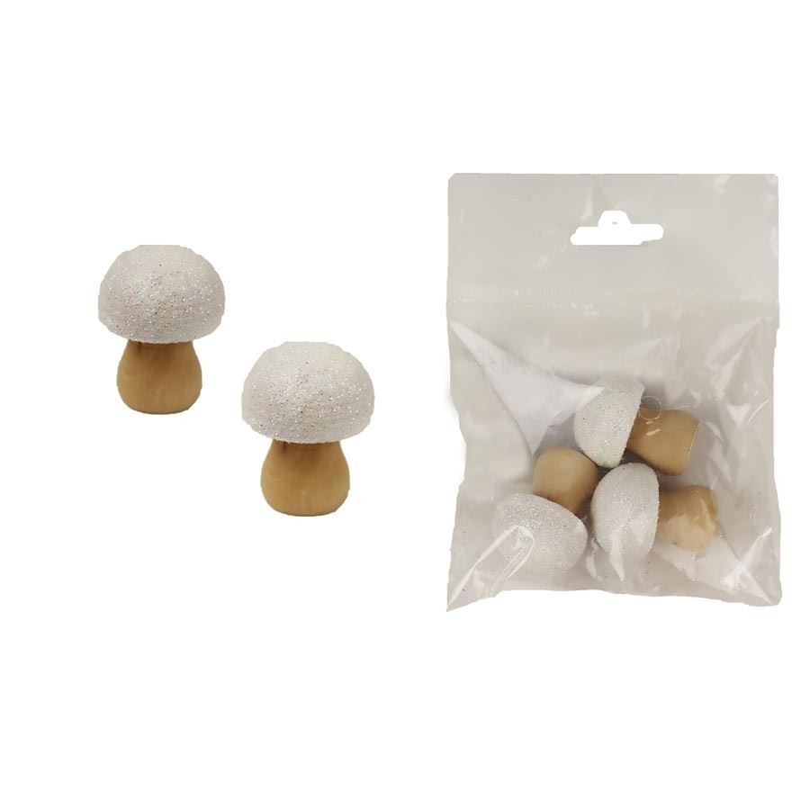 Dekorační hřib, 3 ks D4579-28