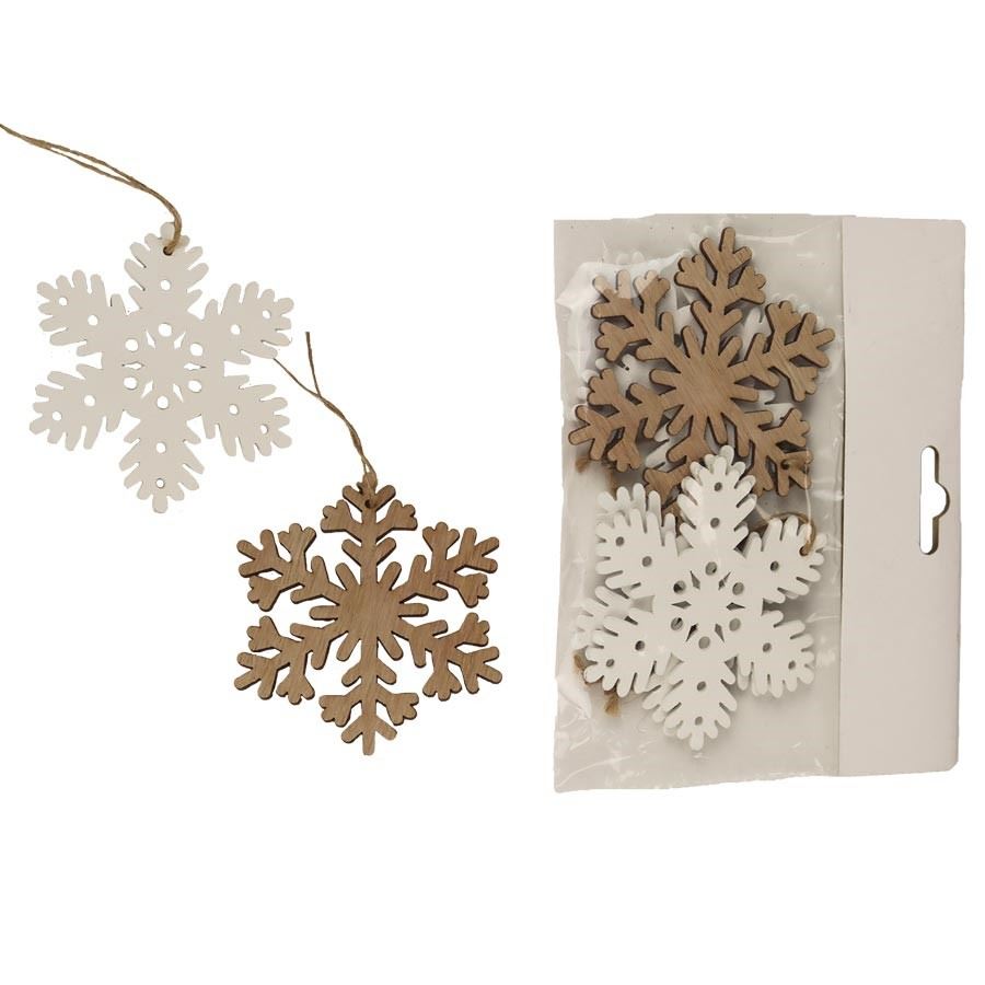 Vločka k zavěšení, 4 ks D4586