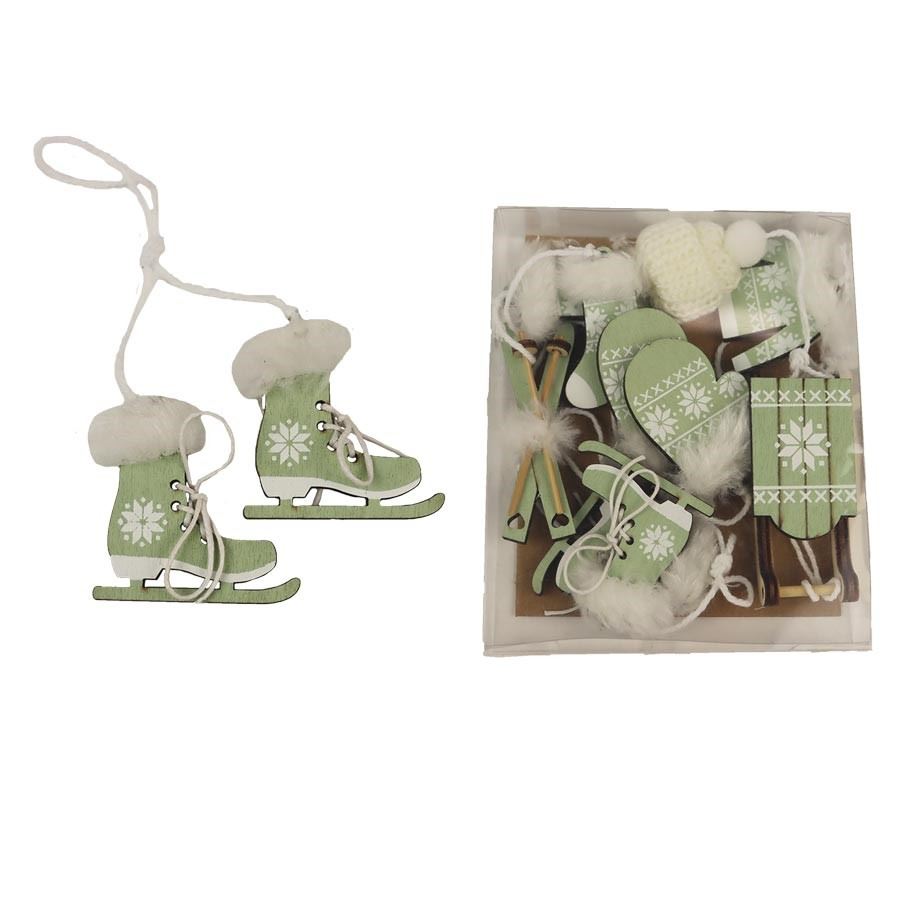 Vánoční ozdoby, 6 ks D4629-15