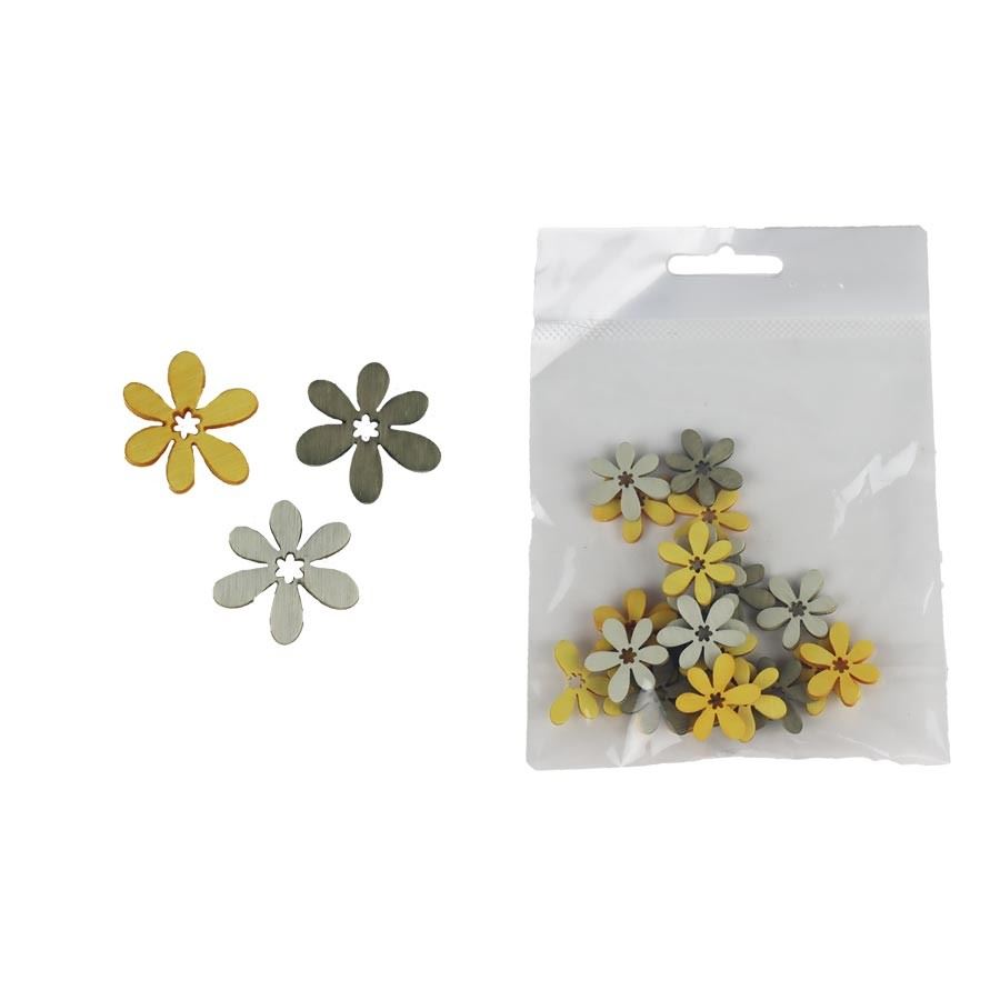 Dekorační kytky, 24 ks D5480