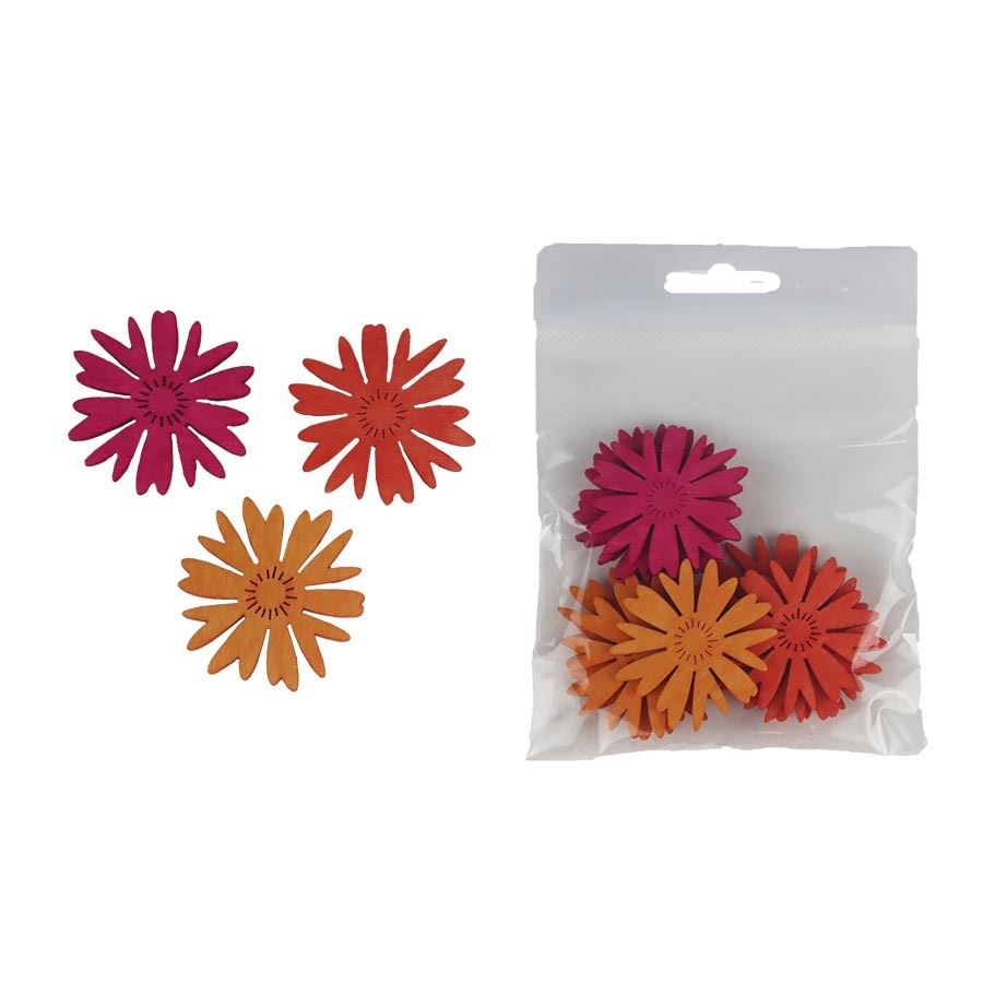 Dekorační kytky, 12 ks D5482