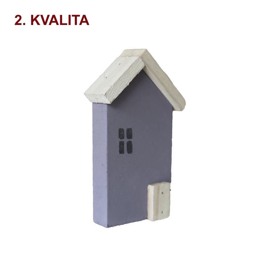 Dekorace domeček D5608-21 2. jakost