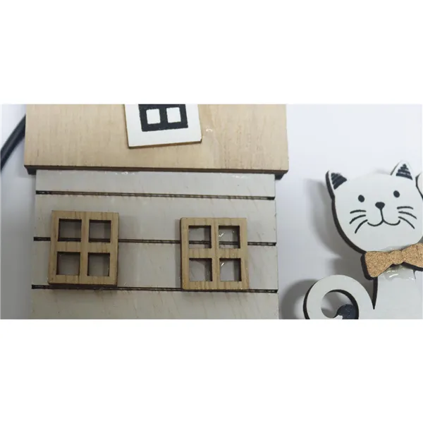 Dekorace k zavěšení nápis MŮJ DOMOV 2.jakost D6078