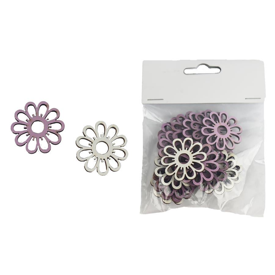 Kytka přízdoba, 12 ks D6083