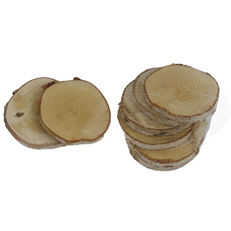 Dekorační dřívka kolečka D6248