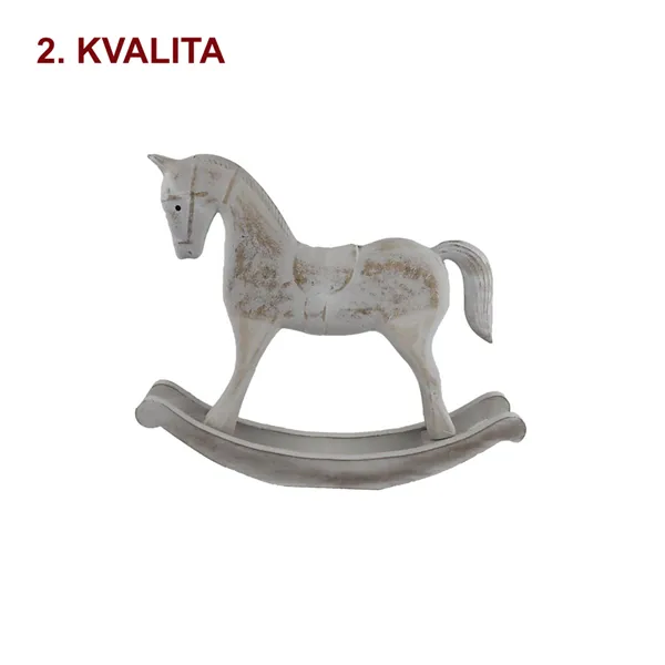 Dekorace houpací koník 2. jakost D6486/2B