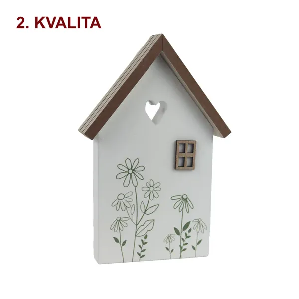 Dekorace domeček 2. jakost D6794/2B