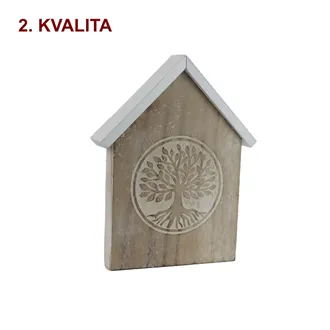 Dekorace domeček 2. jakost D6808/1