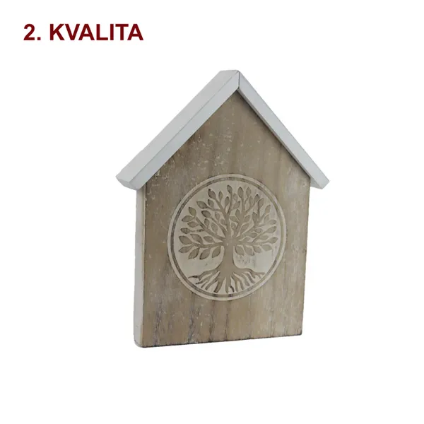 Dekorace domeček 2. jakost D6808/1