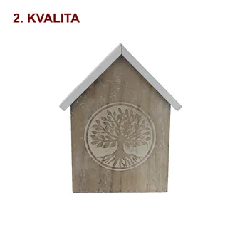 Dekorace domeček 2. jakost D6808/2