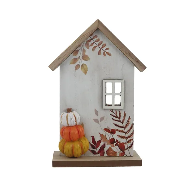 Dekorace podzimní domeček D7174