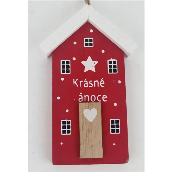Domeček k zavěšení TEXT 2. jakost D7188-08B2