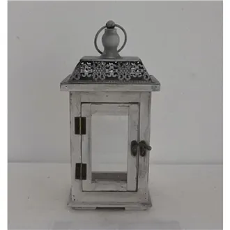 Dřevěná lucerna D7227