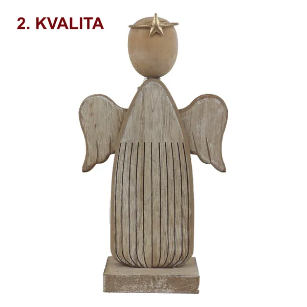 Dekorace anděl 2. jakost D7396/2B