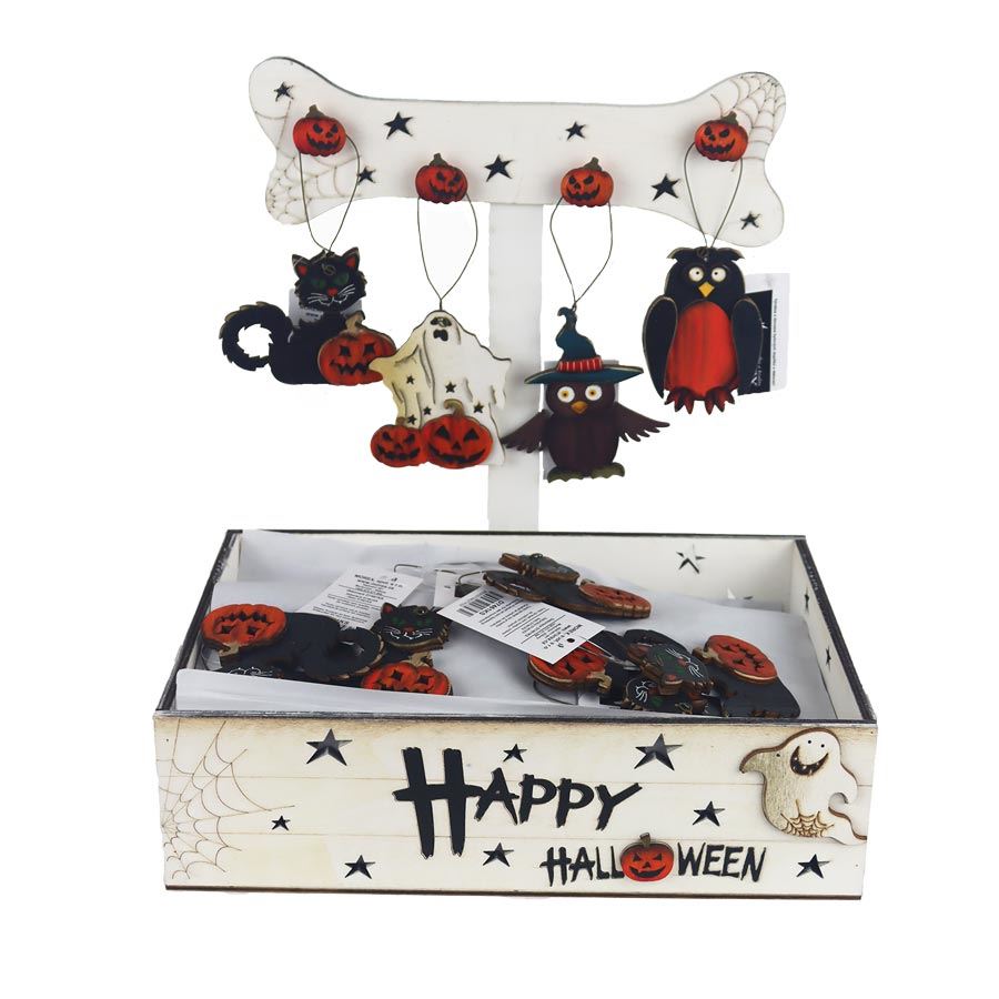Box halloweenských dekorací, 72 ks D7461