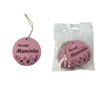 Dekorace k zavěšení PRE MOJU MAMIČKU, 10 ks D7593/SK
