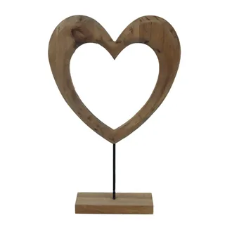 Dekorace srdce D7685/B