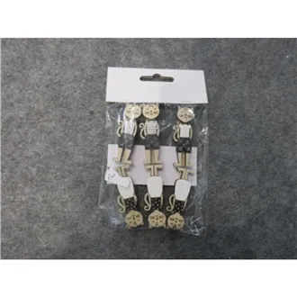 Klip kočka, 6 ks D7796