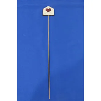 Dekorační zápich obálka se srdíčkem, 8 ks D7858