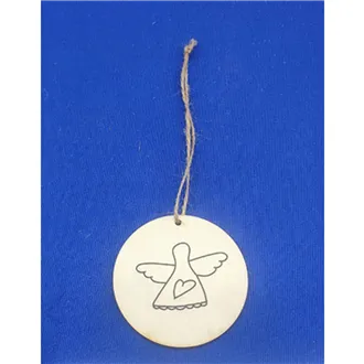 Visačka s andílkem, 10 ks D7861