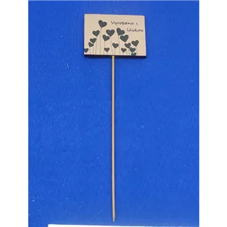 Dekorační zápich s nápisem Pro Tebe, 8 ks D7866