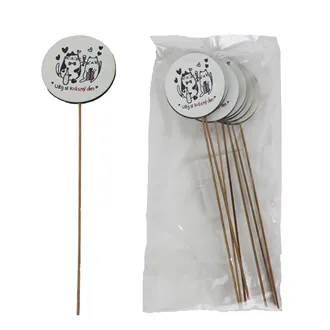 Dekorační zápich kočky, 8 ks D7868