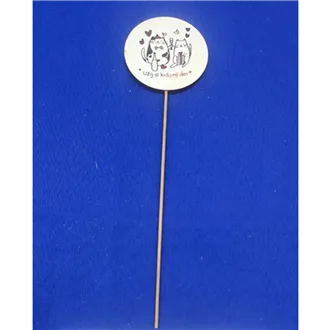 Dekorační zápich kočky, 8 ks D7868