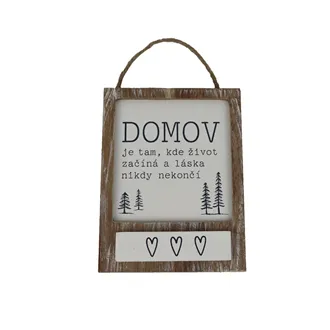 Dekorační cedulka D8249