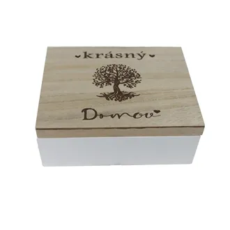 Dřevěná krabička D8316