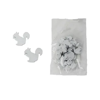 Dekorace veverka 25 ks D8385