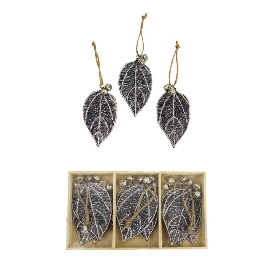 Dekorační listy, 9ks K0611