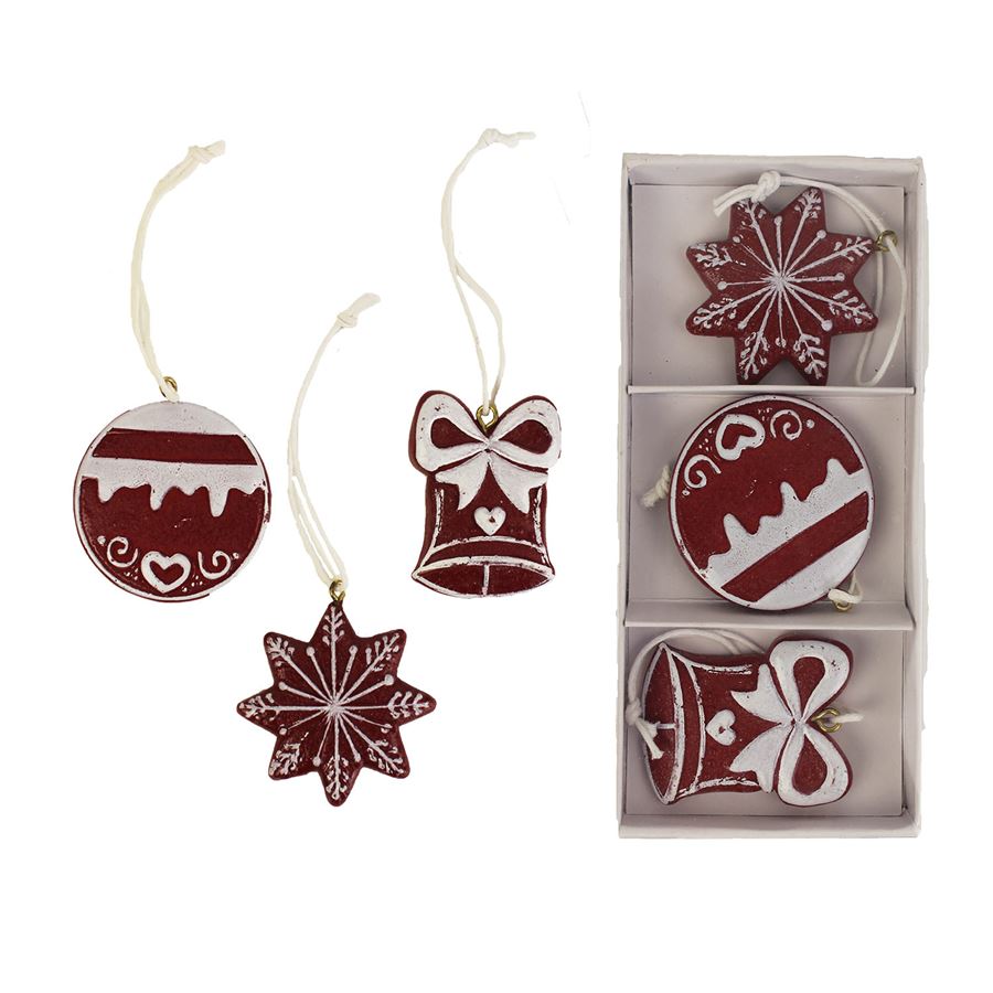 Vánoční dekorace, 3 ks K1147