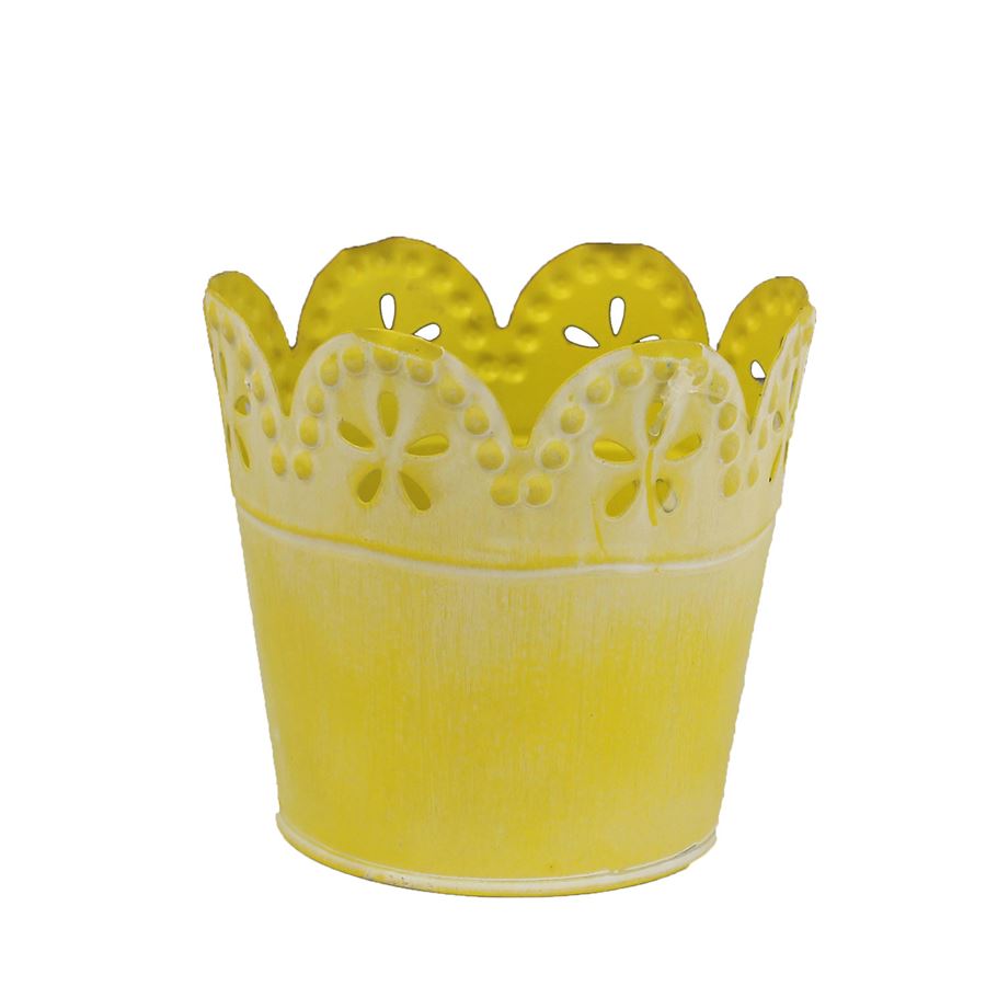 Obal kulatý žlutý K1407-02