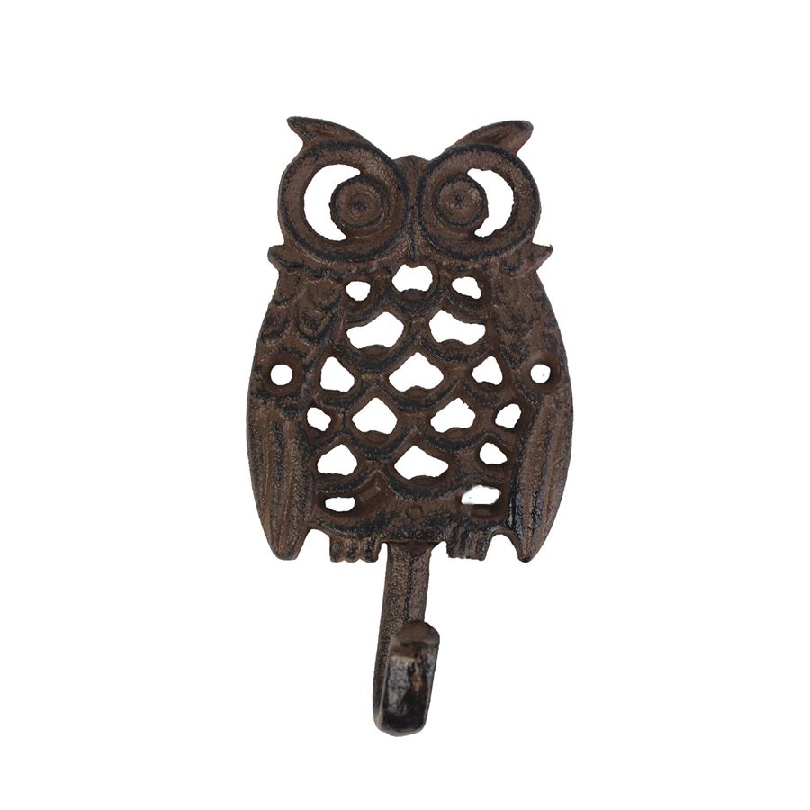 Věšák litinový sova K1489