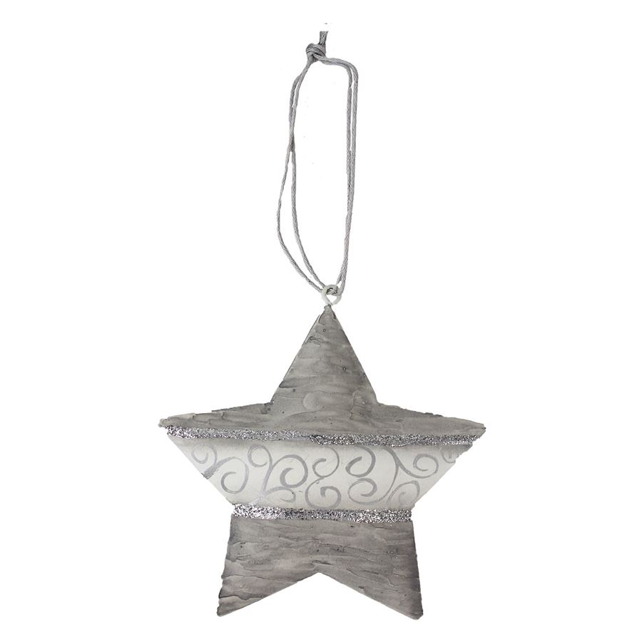 Kovová hvězda k zavěšení k1637