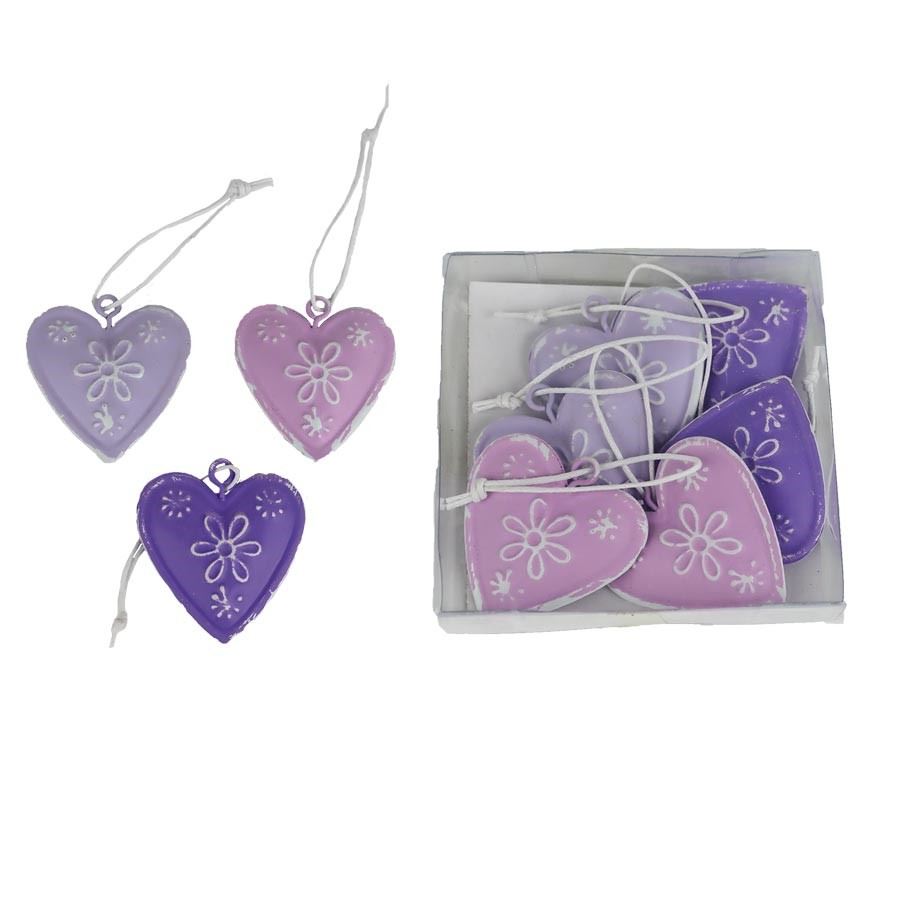 Srdce k zavěšení, 6 ks K3212